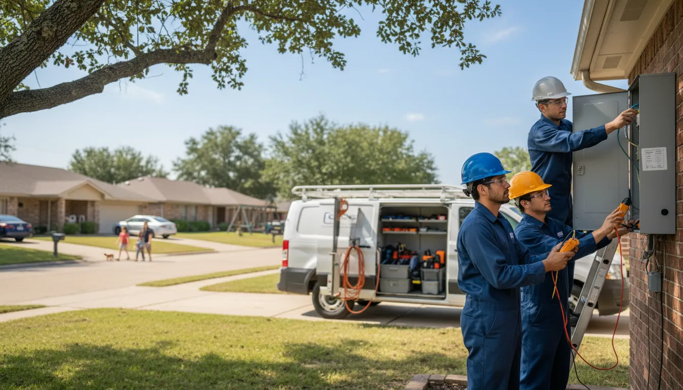 Certified electrician providing emergency electrical services in Vineyard, UT